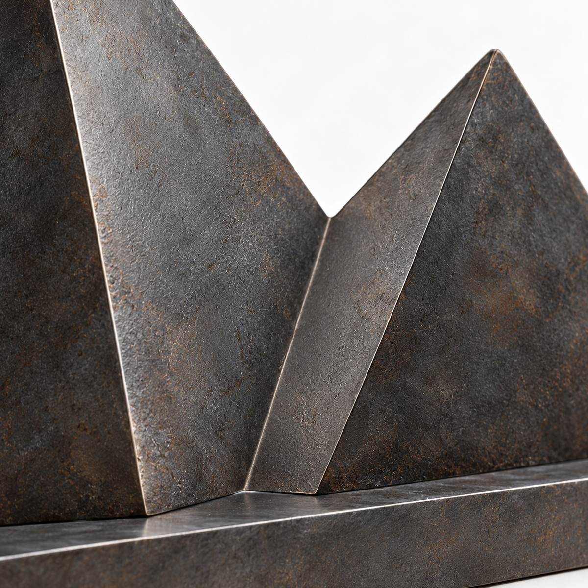 Folded Peak Garden Sculpture