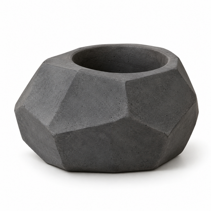 Faceted Boulder Planter