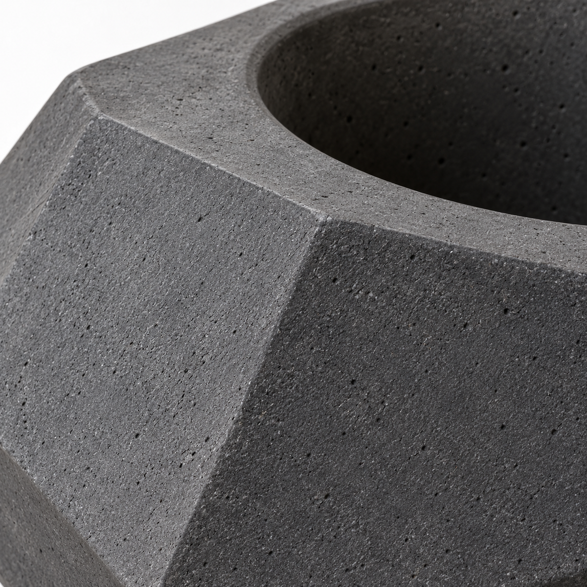 Faceted Boulder Planter