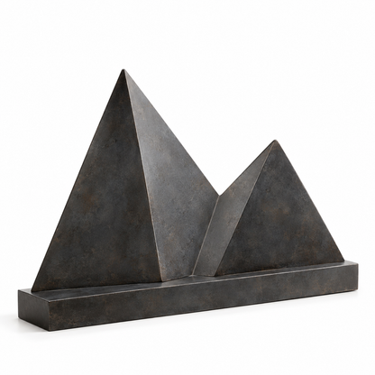 Folded Peak Garden Sculpture