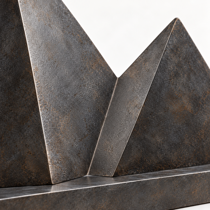 Folded Peak Garden Sculpture