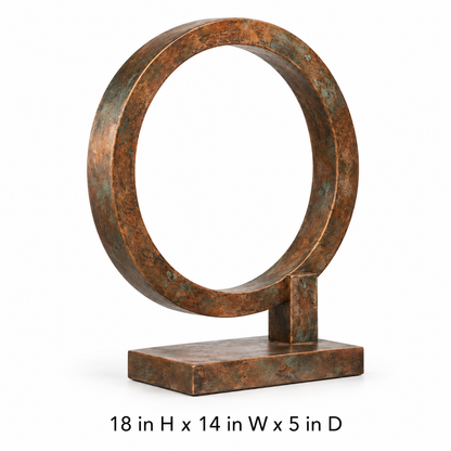 Offset Halo Garden Sculpture