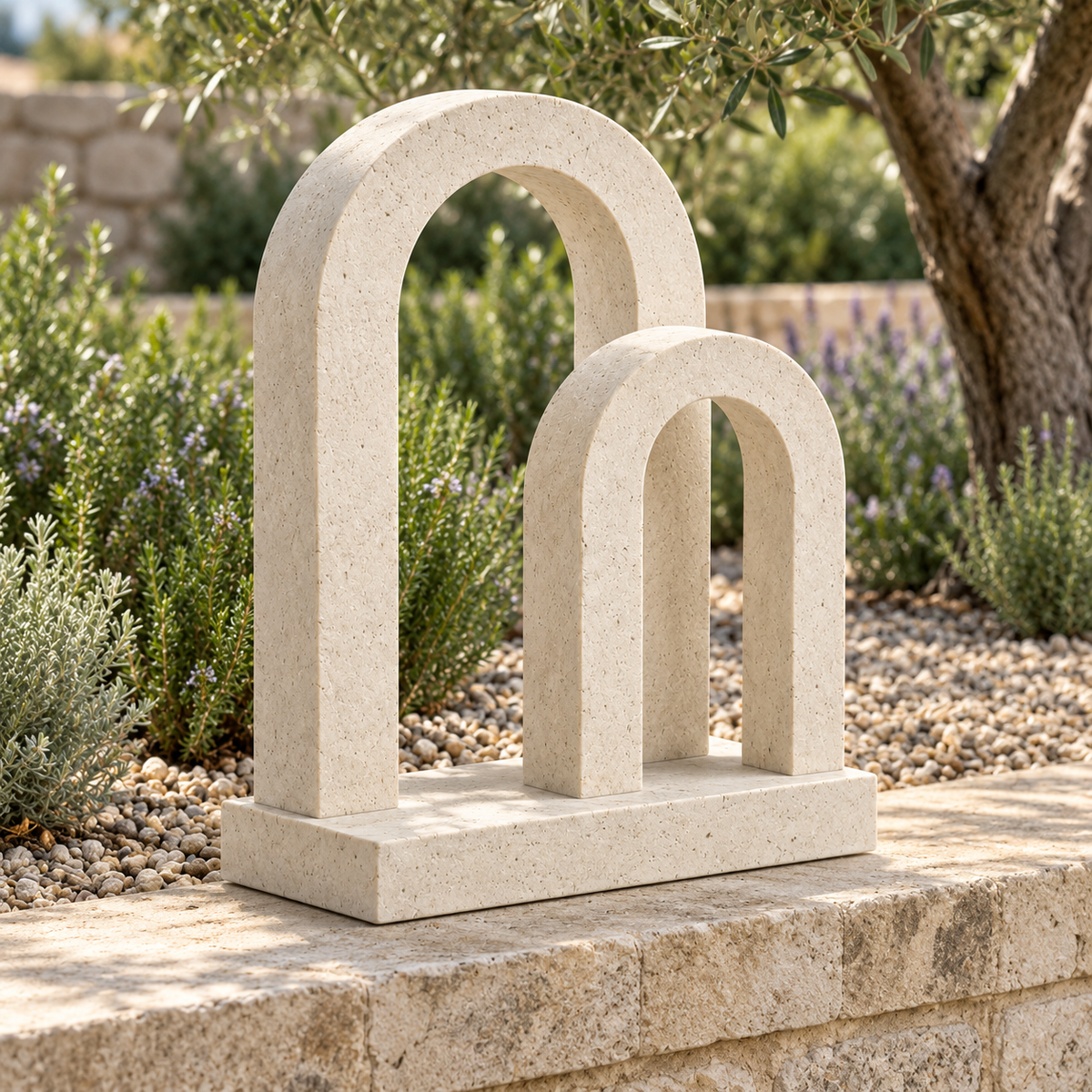 Staggered Arch Garden Sculpture