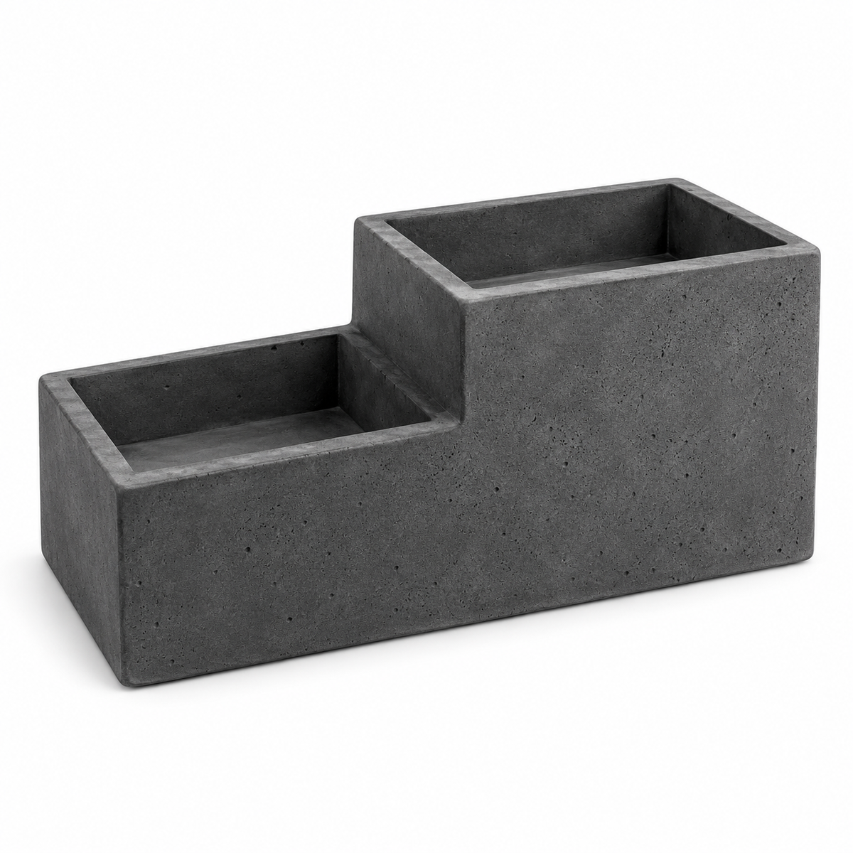 Stepped Twin-Basin Planter