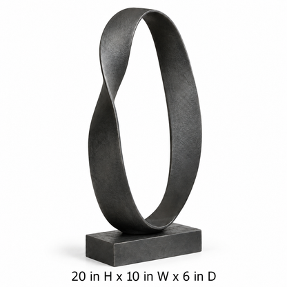 Twist-Loop Garden Sculpture